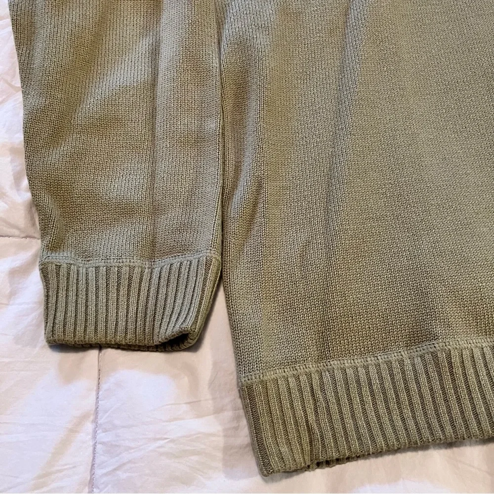 Eddie Bauer Sweater - Olive Green - XXL